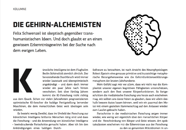 Die Gehirn-Alchemisten (t3n 46)