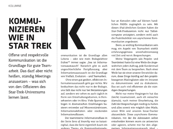 Kommunizieren wie in Star Trek (t3n 49)