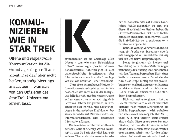 Kommunizieren wie in Star Trek (t3n 49)