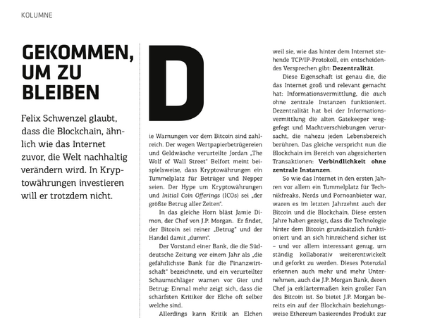 Gekommen um zu bleiben (t3n 50)