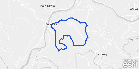 Sokol 562m &ndash; Felsenlabyrinth Runde von Vr&aacute;t