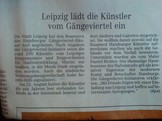 leipzig lädt die künstler vom gängeviertel ein