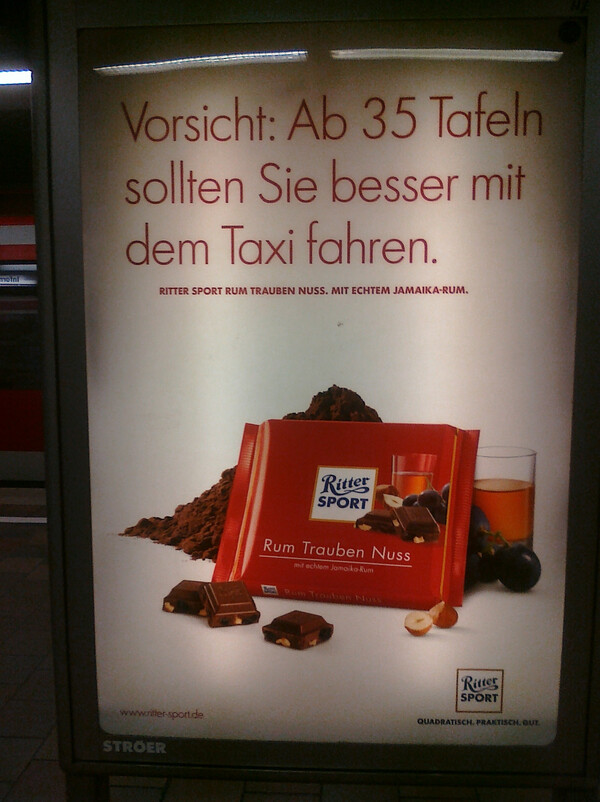 &uuml;ber diese werbung musste ix tats&auml;chlich lachen