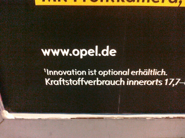 innovation ist optional erh&auml;ltlich