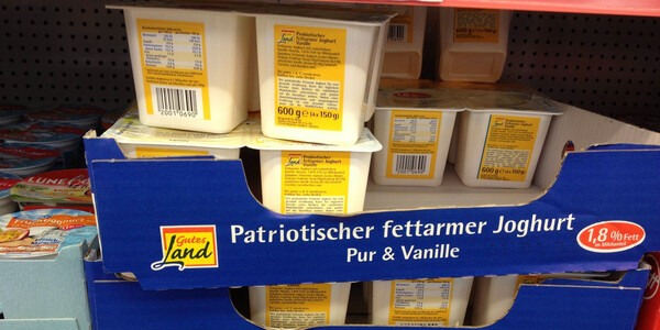 patriotischer joghurt