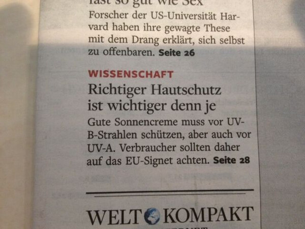 aha: eu-signet sch&uuml;tzt vor uv-a und uv-b