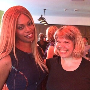 netflixpartyberlin: laverne cox und die beifahrerin