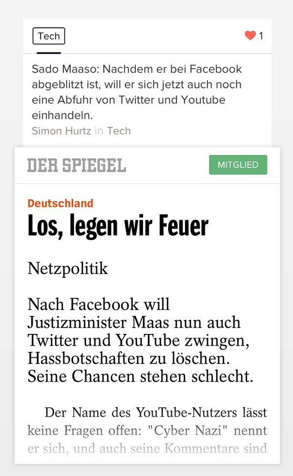 glanz&shy;st&uuml;&shy;cke der emp&shy;feh&shy;lungs&shy;kunst auf blend&shy;le.com, hier von @Si&shy;mon&shy;Hurtz.
