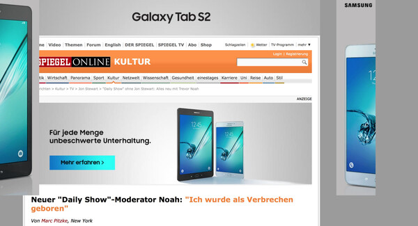 also eins muss man @SPIE&shy;GELON&shy;LINE und @sam&shy;sung las&shy;sen, rich&shy;tig gu&shy;tes lay&shy;out, das k&ouml;n&shy;nen sie.