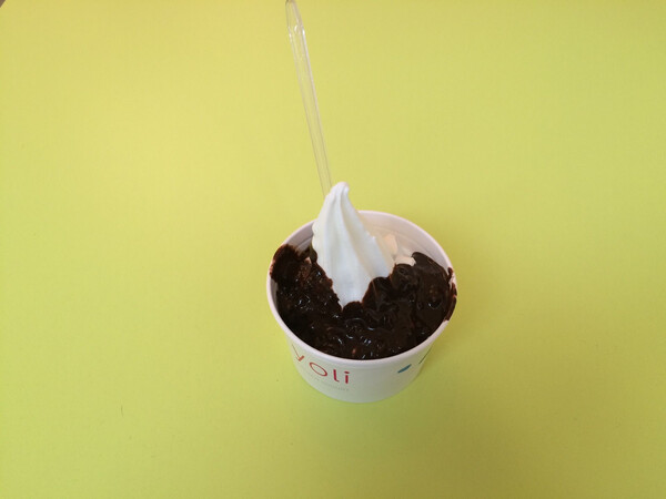 &bdquo;scho&shy;ko&shy;brow&shy;nie&ldquo; (bei yoli fro&shy;zen yo&shy;gurt)