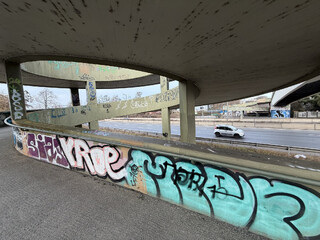 auffahrt auf die goerdeler steg fussg&auml;nger- und fahrradbr&uuml;cke