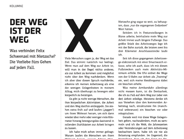 Der Weg ist der Weg (t3n 58)