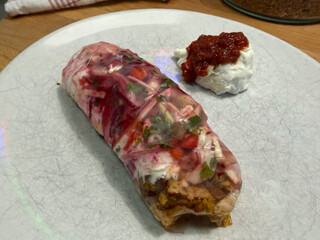 foto meiner fertigen d&ouml;ner-rolle