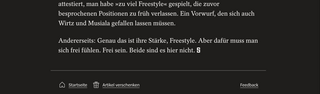 screenshot eines spiegel-artikels mit einem S-logo als endmarke
