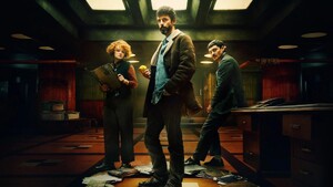 werbebanner für die britische tv serie dept. q