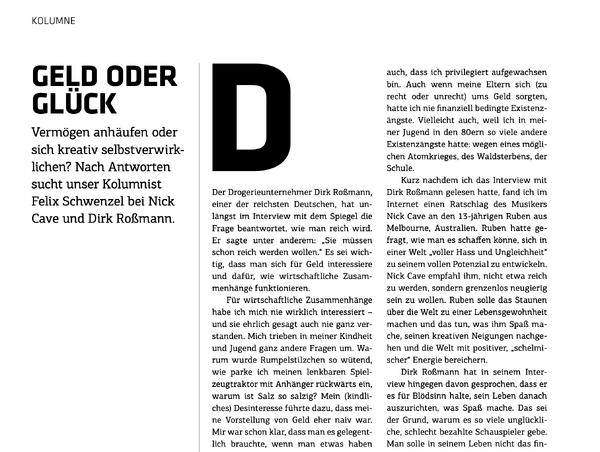 Geld oder Glück (t3n 72)