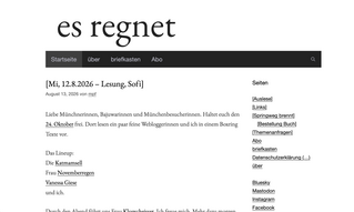 screenshot von mequito.org mit meienm custom stylesheet