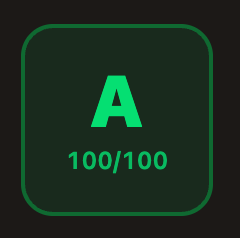 wertung vom „lecktest“: A 100/100