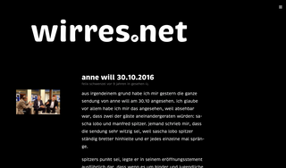 screenshot eines wirres.net-artikels vom 01.11.2016 in der kirby-version