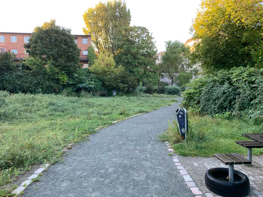foto vom unbenannten park an der exerzierstrasse