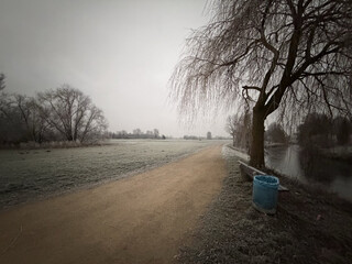 foto der rurbr&uuml;cke karken mit der stillen rur