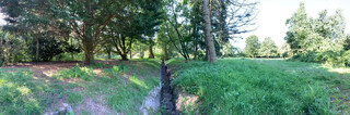 panoramabild vom kienhorstpark nahe dem paracelsus-bad