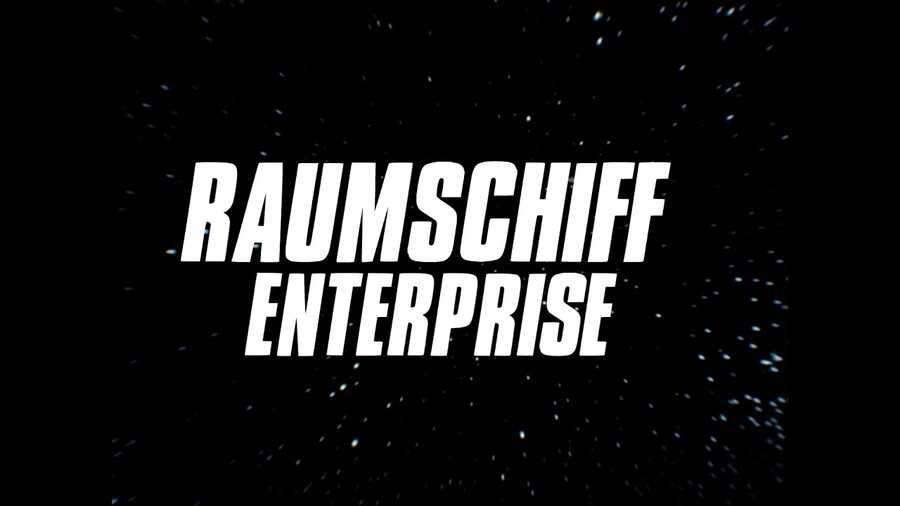 screenhot des raumschiff-enterprise-ingros aus den 70er jahren, linkt zu einem youtube video mit ebendiesem intro