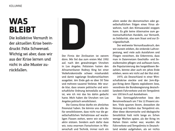 Was bleibt (t3n 60)