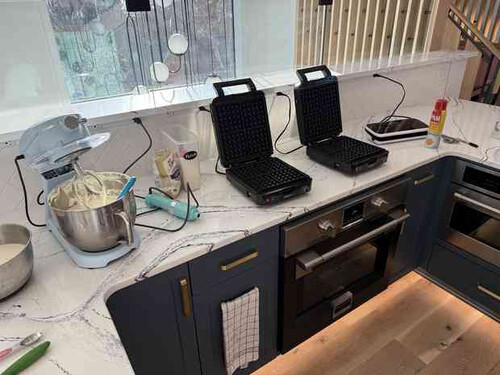 and *this* is why I added a plug strip along the half wall! ...