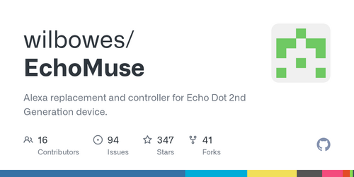GitHub - wilbowes/EchoMuse: Alexa replacement and controller for Echo Dot 2nd Generation device.