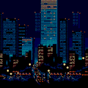 pixel skylines