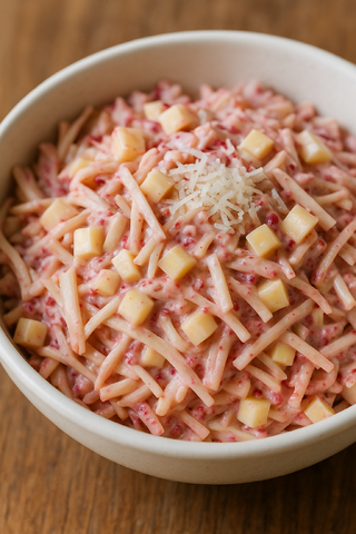 chicoree salat mit sambal olek und roter bete