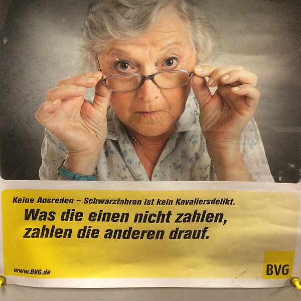 viel&shy;leicht h&auml;t&shy;te die BVG mehr er&shy;folg mit ei&shy;ner kam&shy;pa&shy;gne die von &bdquo;raub&shy;fah&shy;ren&ldquo; spricht?