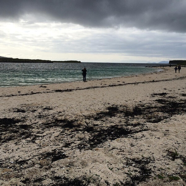 die bei&shy;fah&shy;re&shy;rin am ko&shy;ral&shy;len&shy;strand.