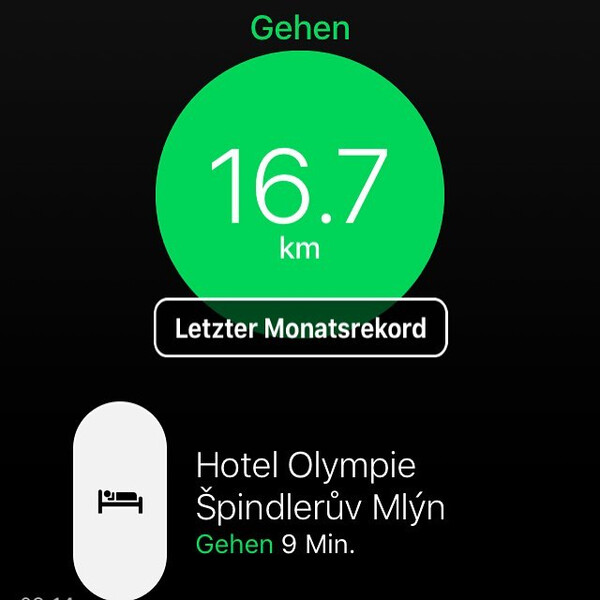 ein&shy;mal ins dorf lau&shy;fen, um den stau&shy;see und zu&shy;r&uuml;ck ins ho&shy;tel: 16,7 km. au&shy;&szlig;er&shy;dem ge&shy;f&uuml;hl&shy;te 2000 h&ouml;&shy;hen&shy;me&shy;ter &hellip;