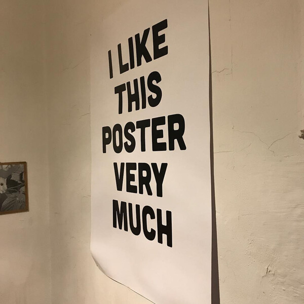 ich mag die&shy;ses pos&shy;ter sehr.