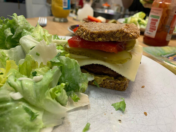 ges­tern abend: waaay bey­ond meat