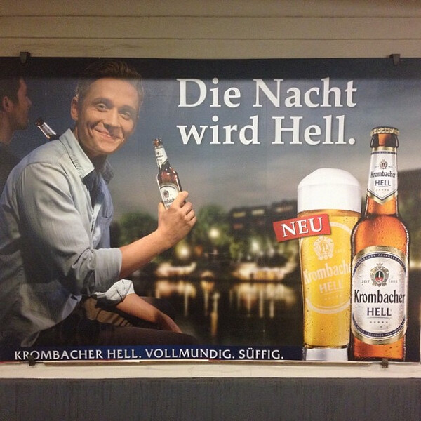 su&shy;per mu&shy;ti&shy;ger, deng&shy;li&shy;scher wer&shy;be&shy;spruch! ich nehm mir mal die frei&shy;heit zu &uuml;ber&shy;set&shy;zen: &bdquo;die nacht wird h&ouml;l&shy;le&ldquo;