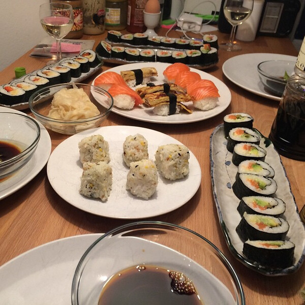 su&shy;shi auf tel&shy;lern von @jour&shy;nel&shy;le